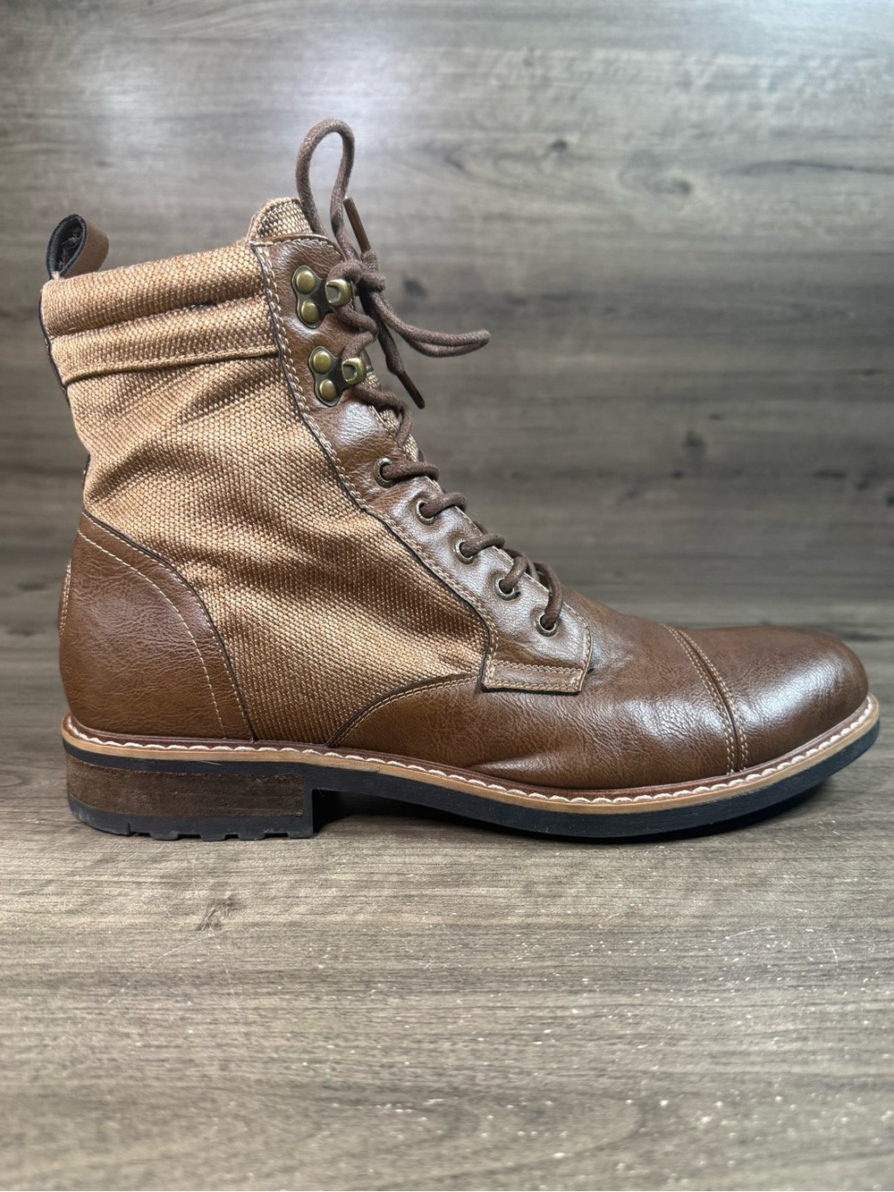 J75 by Jump Garret Brown Leather Boots 12